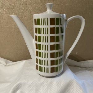 Vintage Mikasa Ceramic Stone Coffee Server